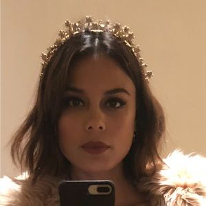 Jennifer Behr floral crystal headband